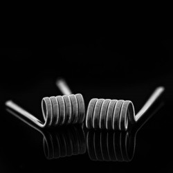 Fused Clapton Ni80  0,28  Ohm(dualde 0,14) 2*26/38 Hazır sarım  8 adet paket 