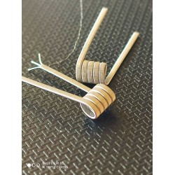 Fused Clapton Ni80  0,30 Ohm 3 core (Dual 0,15ohm) Hazır Sarım Tel 8 li  Paket  